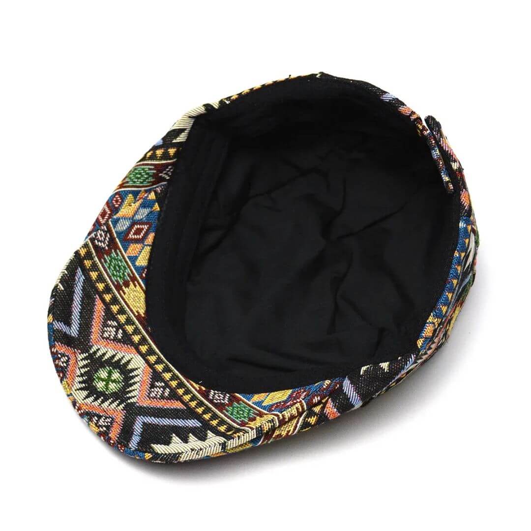 QUINN | Patterned Flat Cap