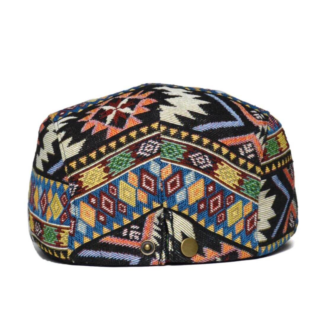 QUINN | Patterned Flat Cap