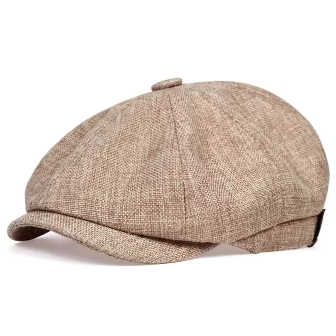 MURPHY | Textured Cotton Newsboy Cap