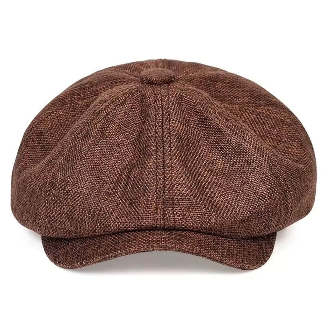 MURPHY | Textured Cotton Newsboy Cap