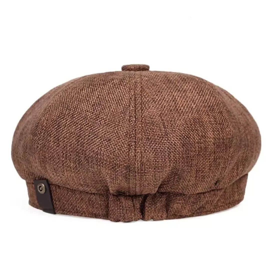 MURPHY | Textured Cotton Newsboy Cap