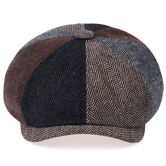 GALLAGHER | Wool Blend Patchwork Cap