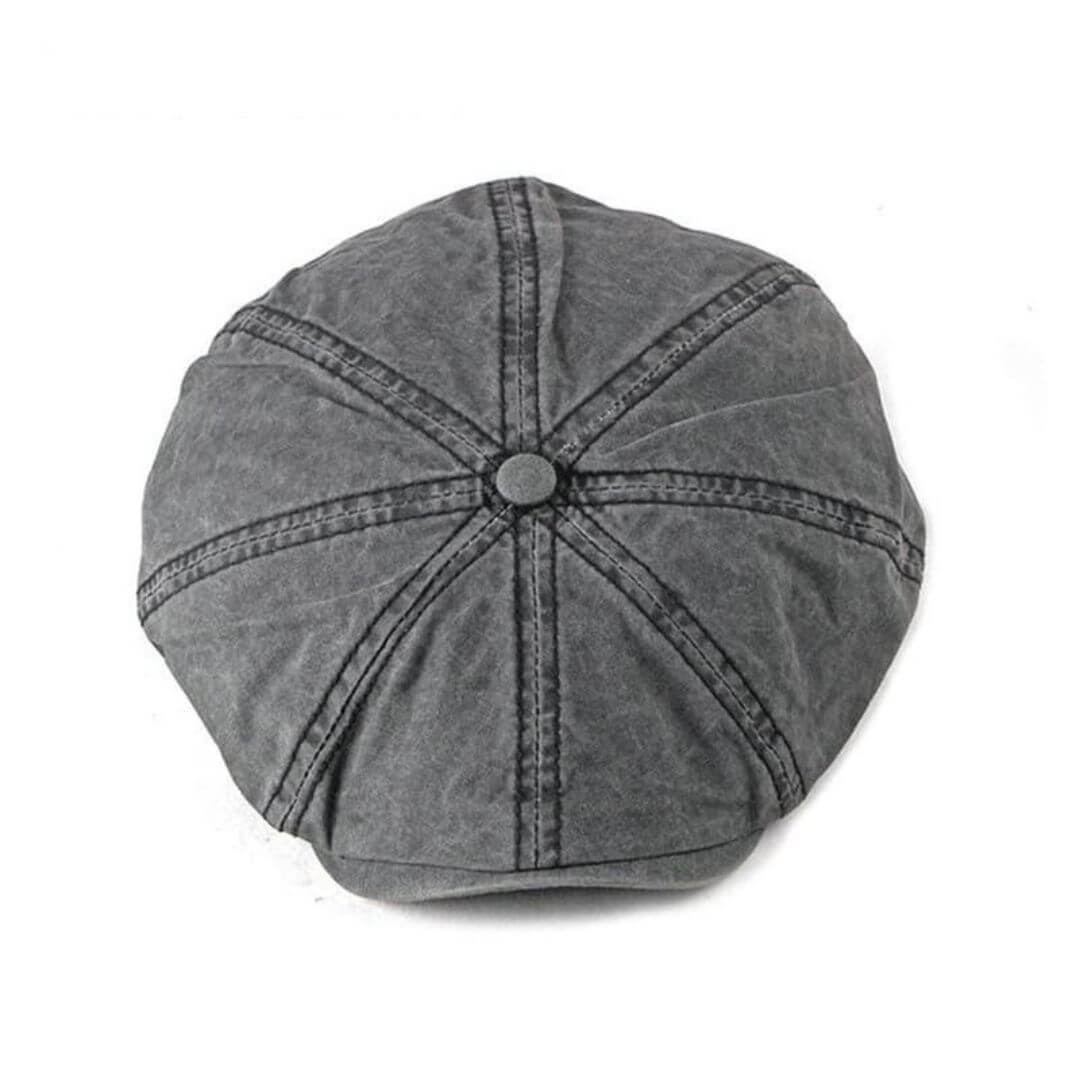 FLYNN | Washed Cotton Newsboy Cap