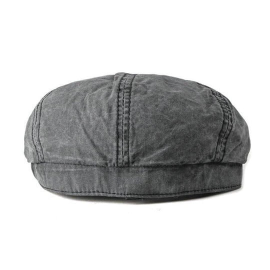 FLYNN | Washed Cotton Newsboy Cap