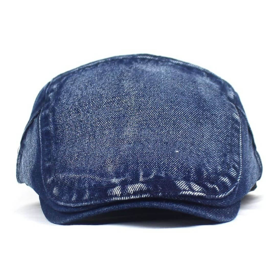 KAVANAGH | Washed Denim Flat Cap