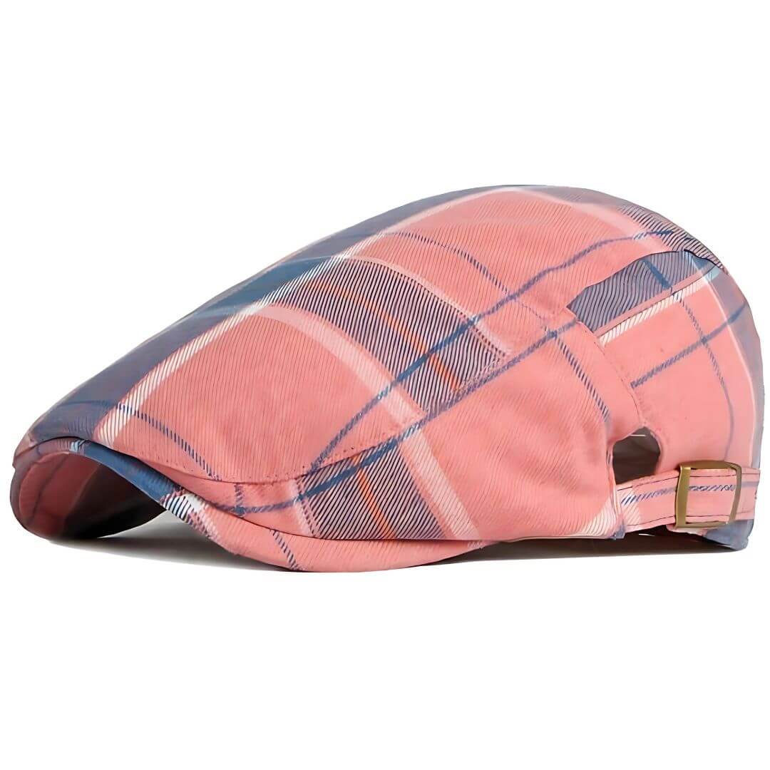 HENNESSY | Plaid Cotton Flat Cap