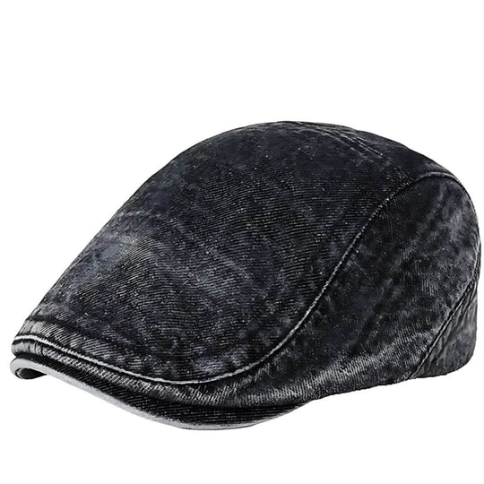 O'CONNOR | Washed Denim Flat Cap
