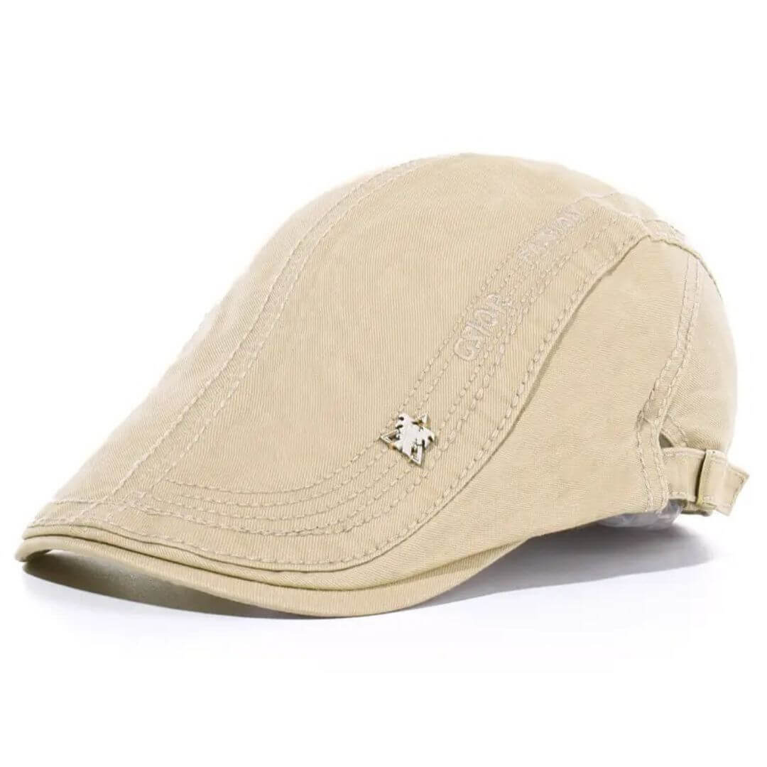 MONAHAN | Structured Cotton Flat Cap