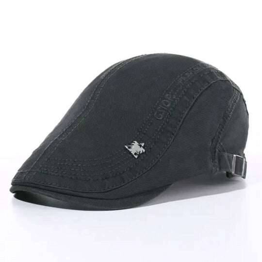 MONAHAN | Structured Cotton Flat Cap