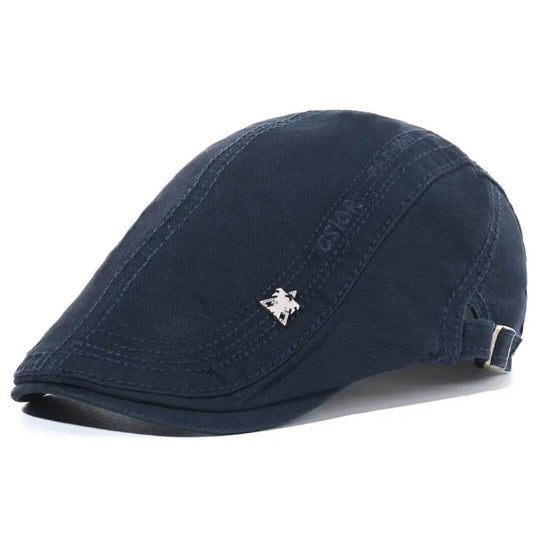 MONAHAN | Structured Cotton Flat Cap