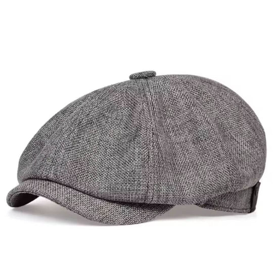 BRENNAN | Woven Tweed Newsboy Cap