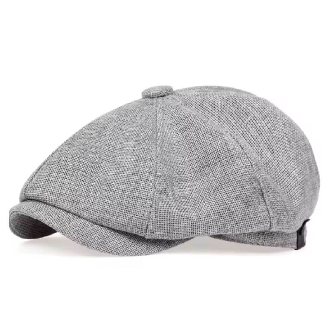 BRENNAN | Woven Tweed Newsboy Cap