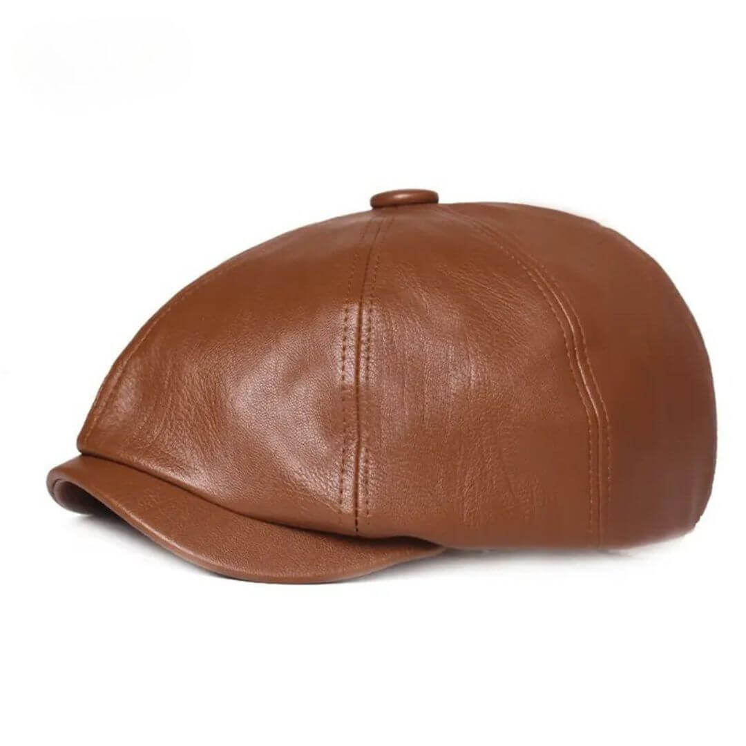 WALSH | Leather Flat Cap