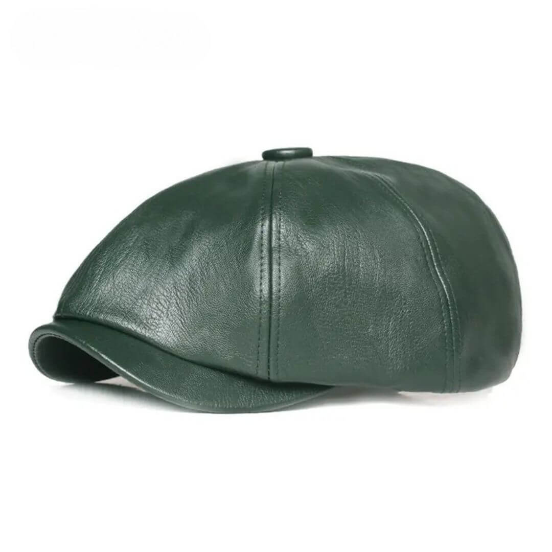 WALSH | Leather Flat Cap