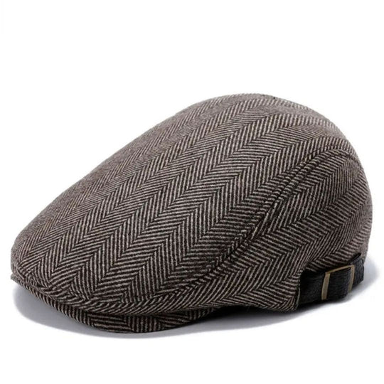 SHERIDAN | Wool-Blend Flat Cap