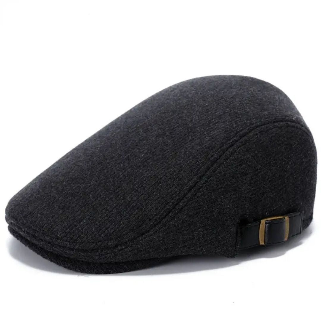 SHERIDAN | Wool-Blend Flat Cap