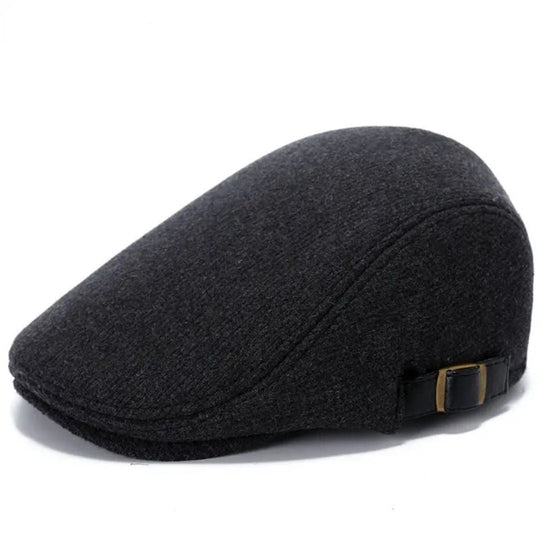 SHERIDAN | Wool-Blend Flat Cap