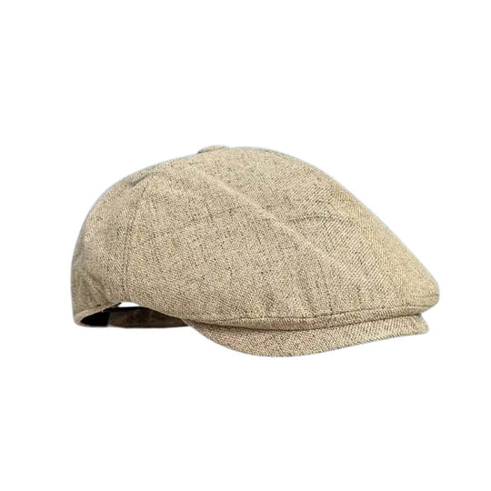 FITZPATRICK | Linen Blend Flat Cap