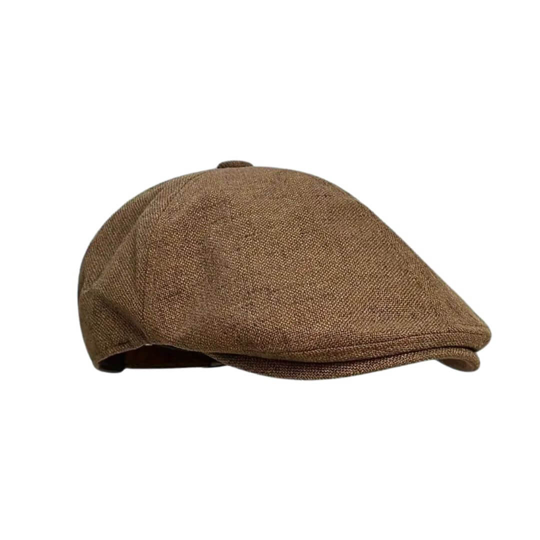 FITZPATRICK | Linen Blend Flat Cap
