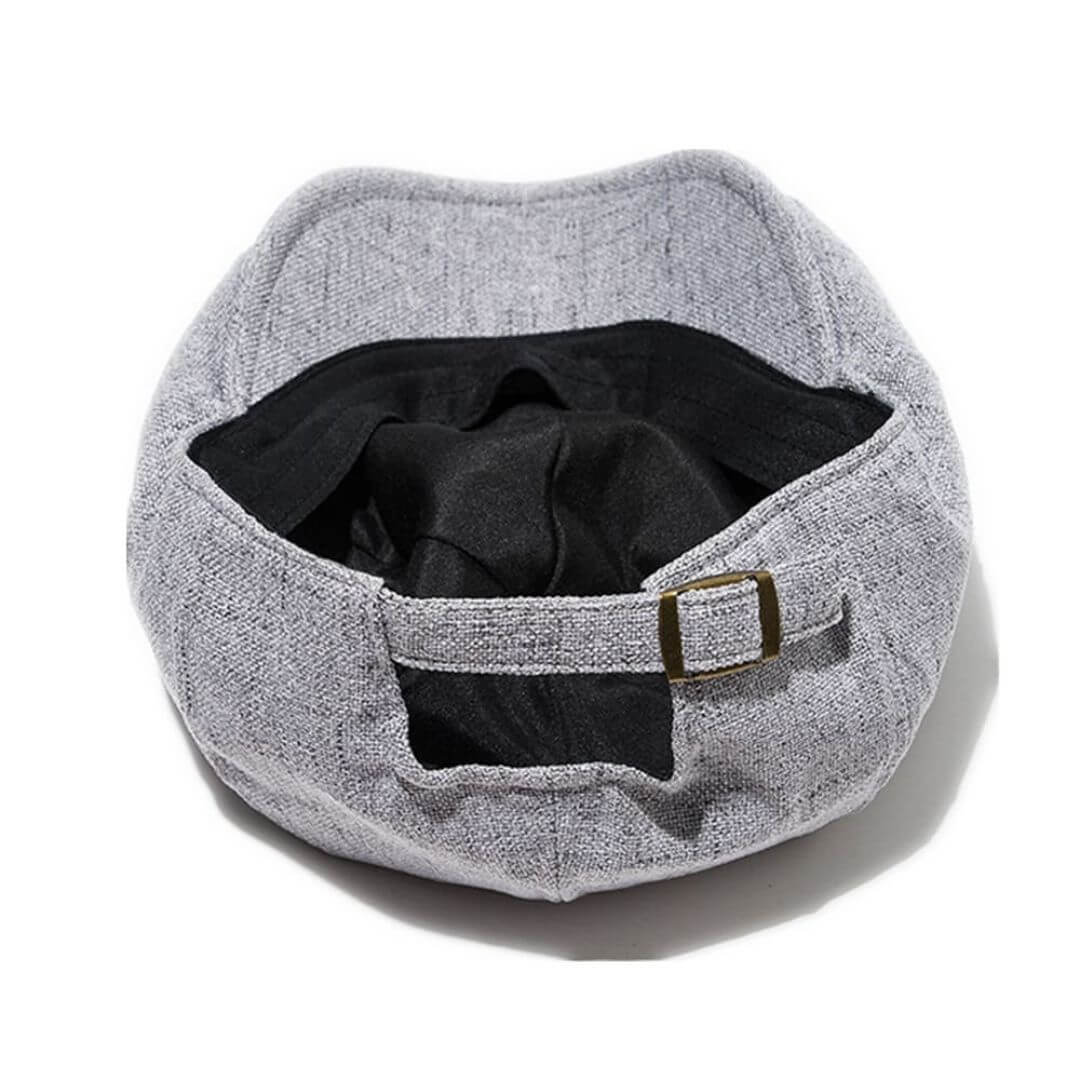 KENNEDY | Linen Cotton Flat Cap
