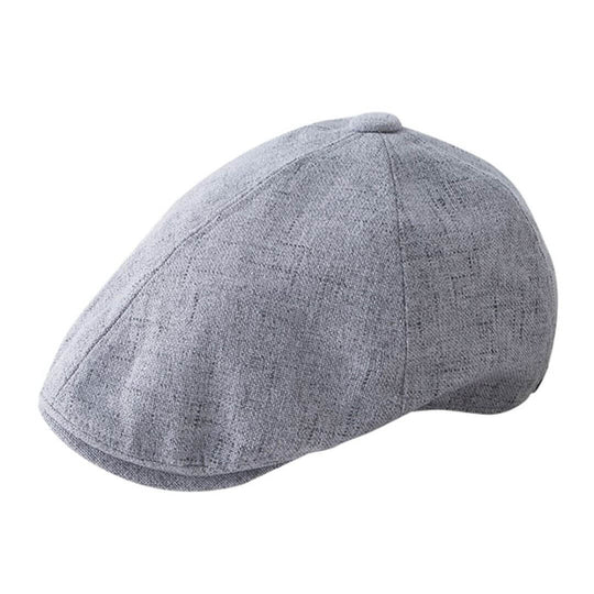 KENNEDY | Linen Cotton Flat Cap