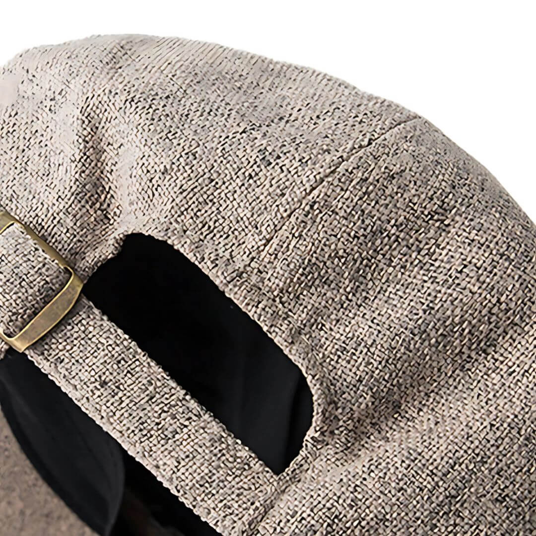 KENNEDY | Linen Cotton Flat Cap
