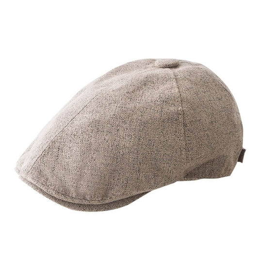 KENNEDY | Linen Cotton Flat Cap
