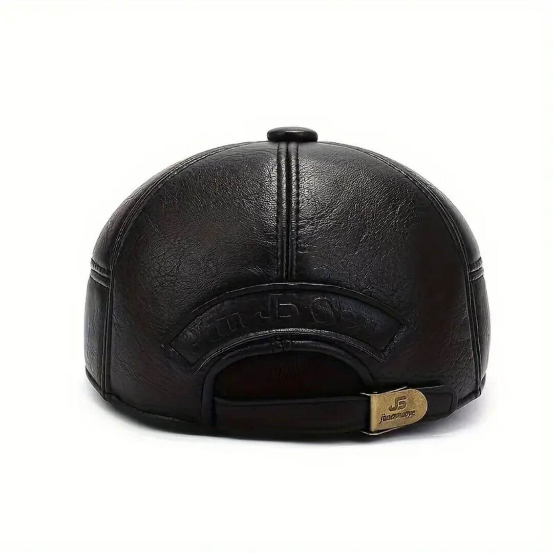 BYRNE | Leather Flat Cap