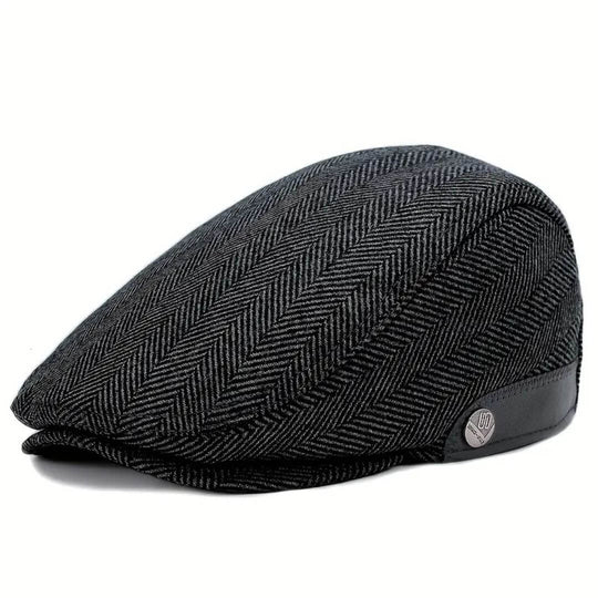 REGAN | Wool Blend Flat Cap
