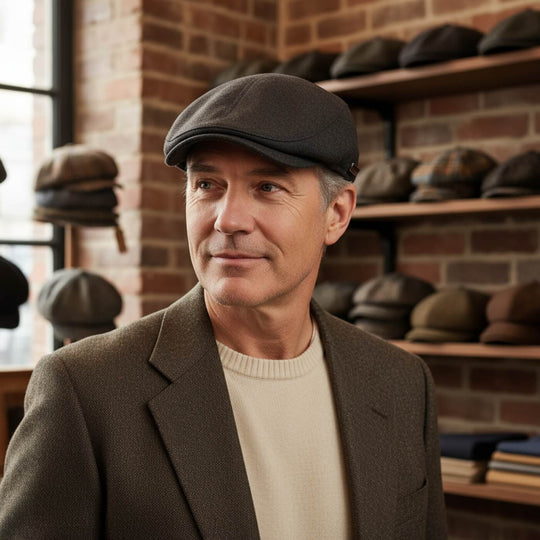 DEVLIN | Structured Flat Cap