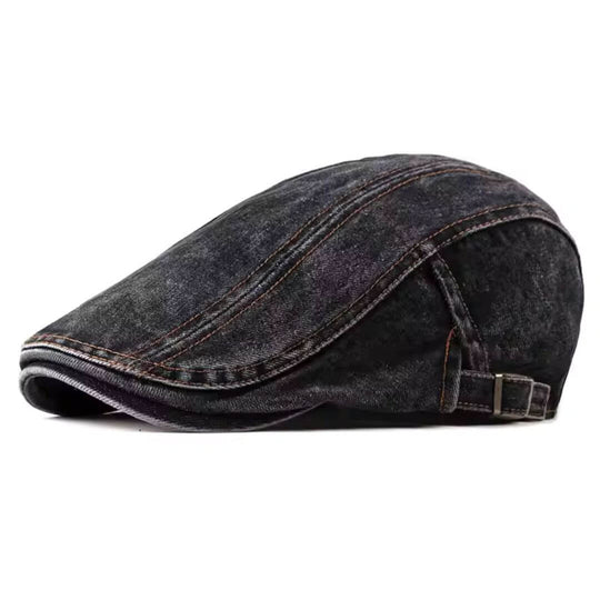 HANLON | Denim Flat Cap