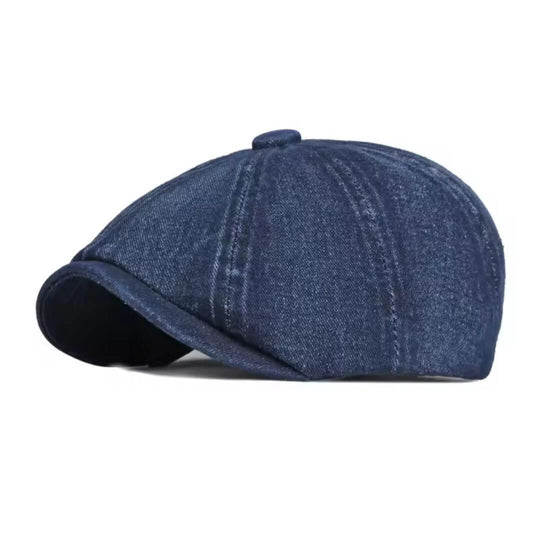 MCCARTHY | Denim Newsboy Cap
