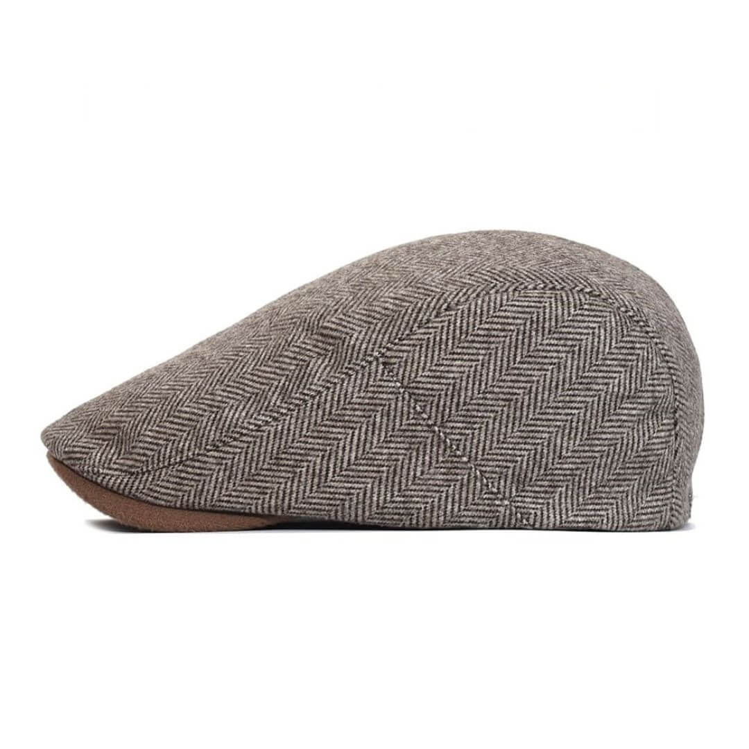 DUFFY | Wool Herringbone Ivy Cap