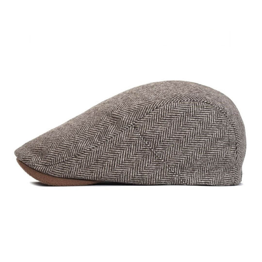 DUFFY | Wool Herringbone Ivy Cap