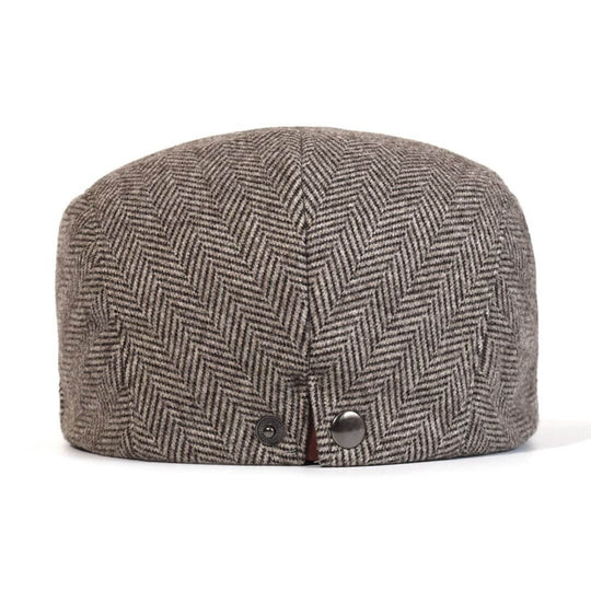 DUFFY | Wool Herringbone Ivy Cap