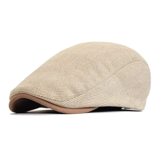 DUFFY | Wool Herringbone Ivy Cap