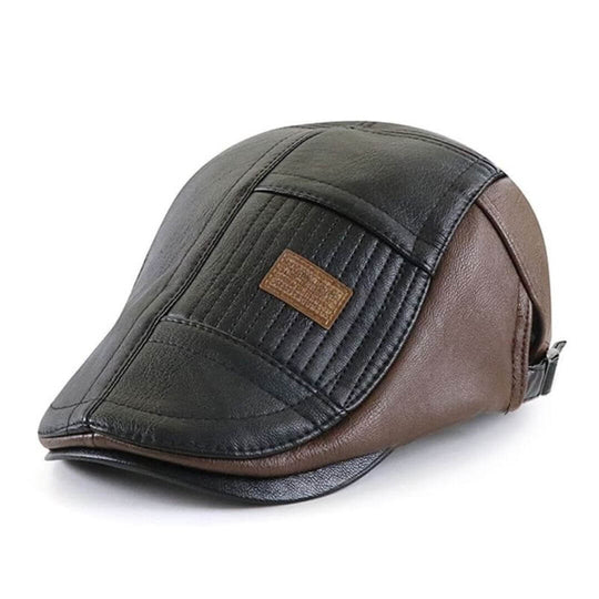 MEEHAN | Vegan Leather Flat Cap