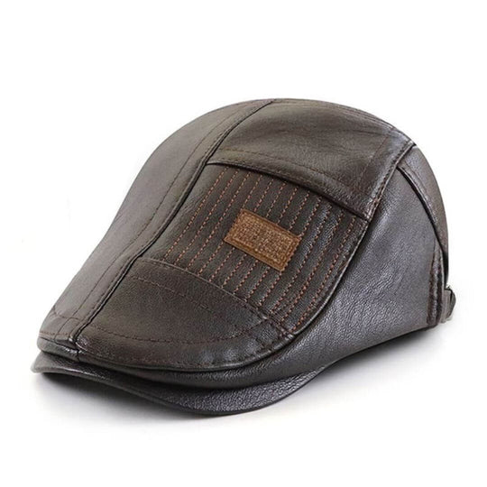 MEEHAN | Vegan Leather Flat Cap