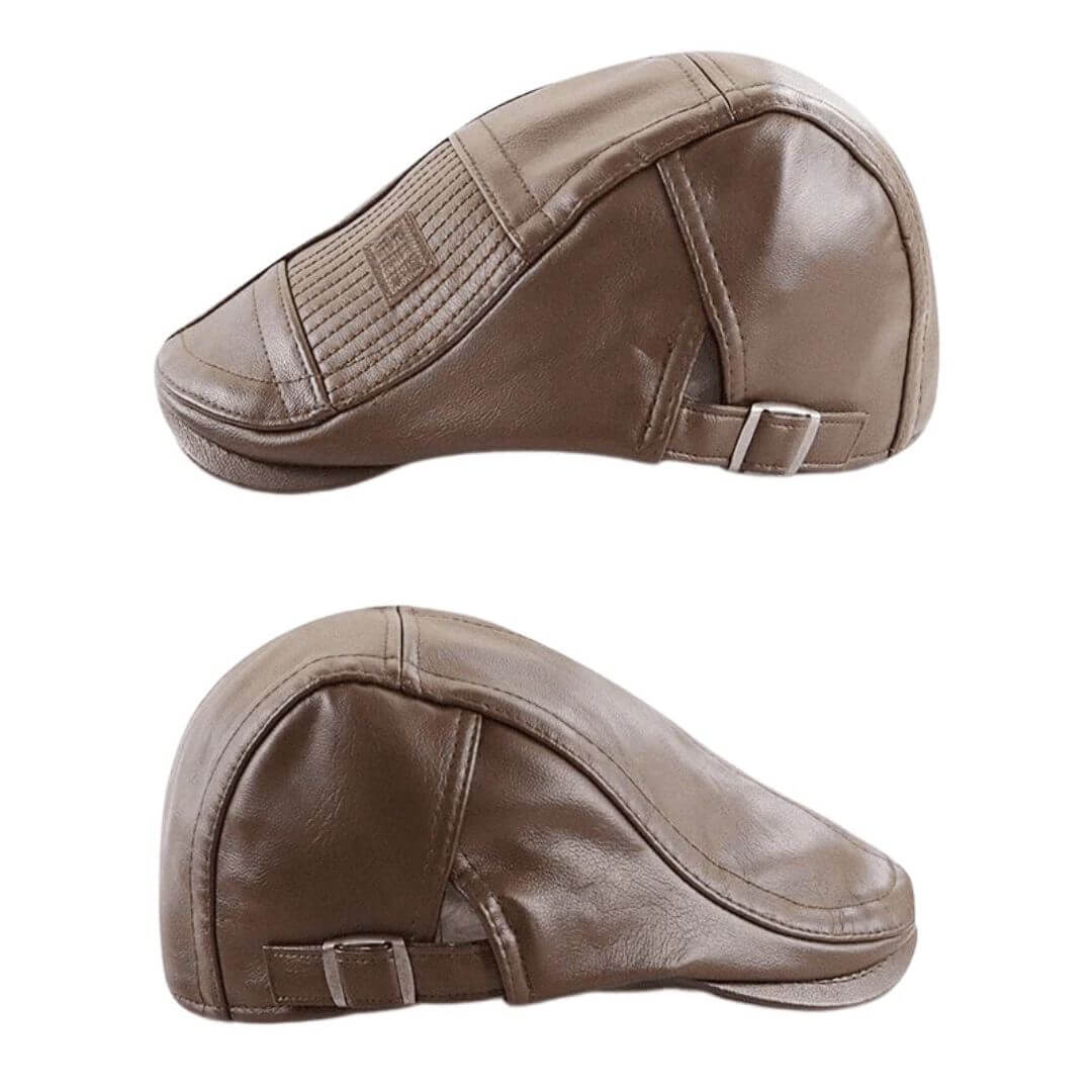 MEEHAN | Vegan Leather Flat Cap