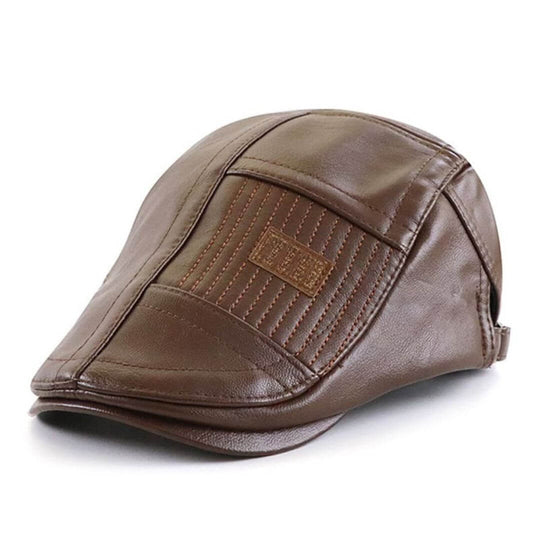 MEEHAN | Vegan Leather Flat Cap