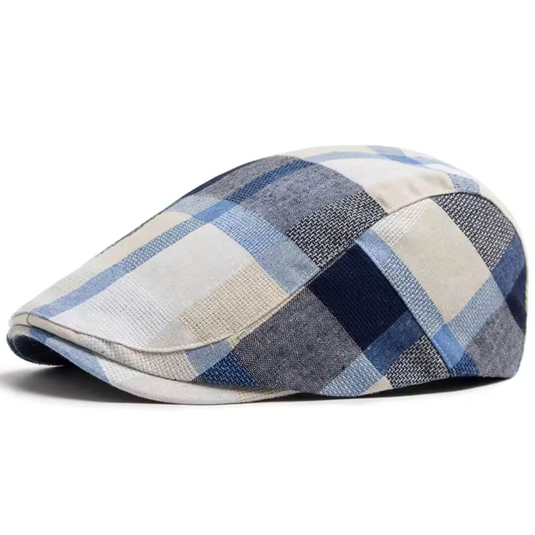 FOLEY | Cotton Patchwork Flat Cap