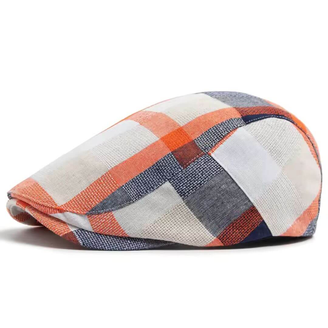 FOLEY | Cotton Patchwork Flat Cap