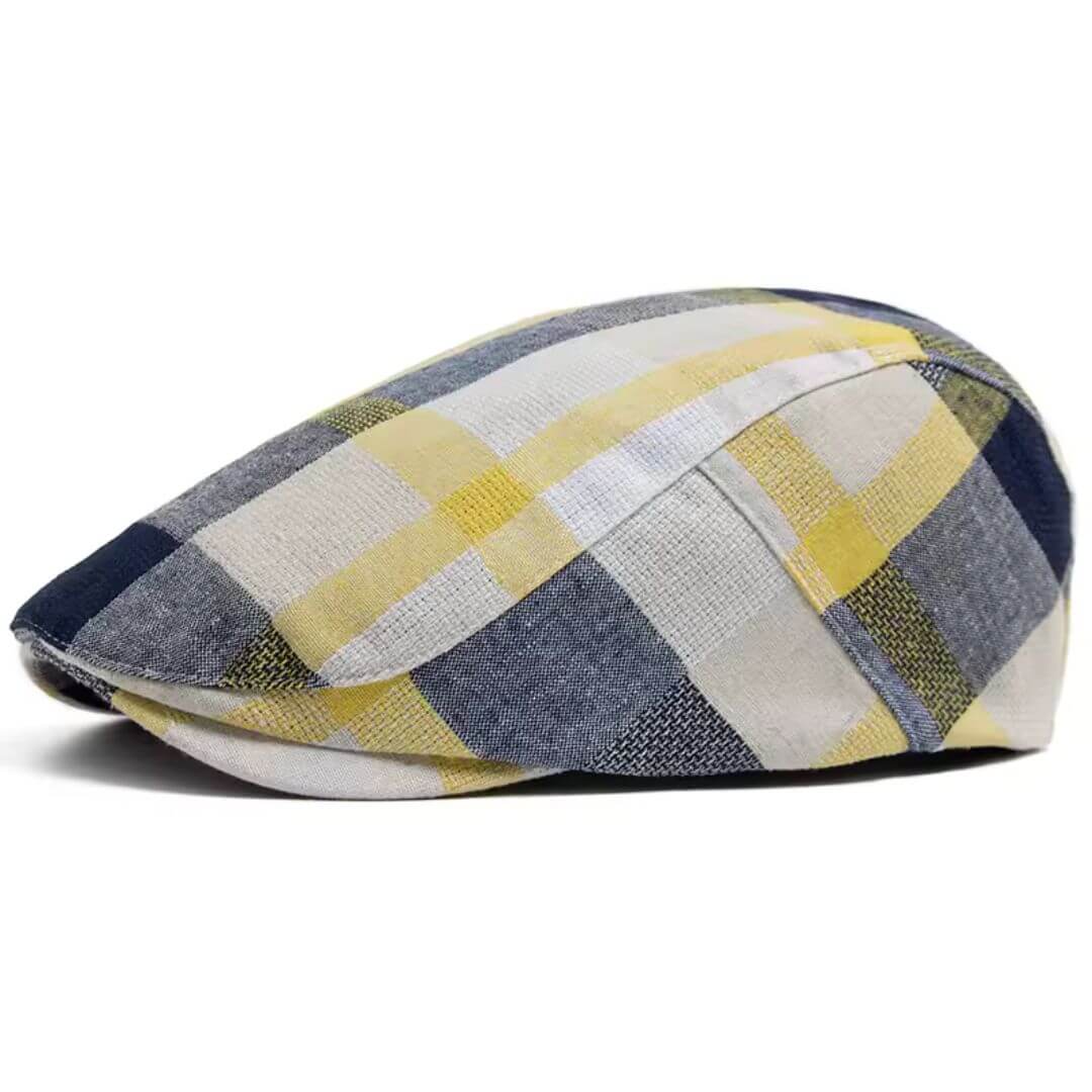 FOLEY | Cotton Patchwork Flat Cap