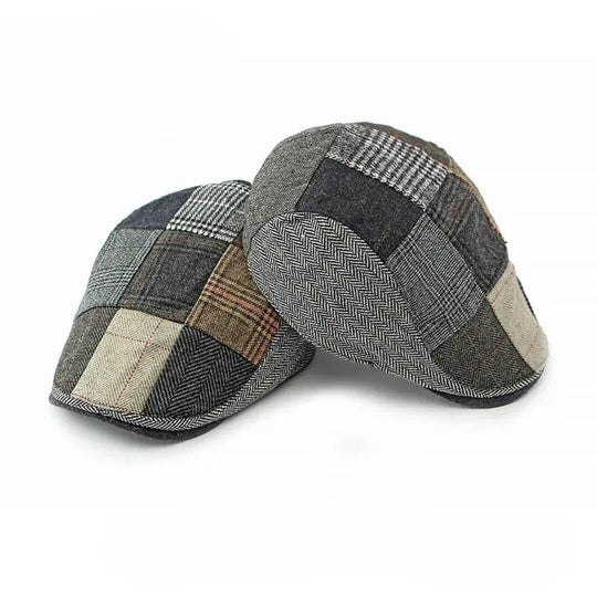 FLANAGAN | Patchwork Tweed Flat Cap