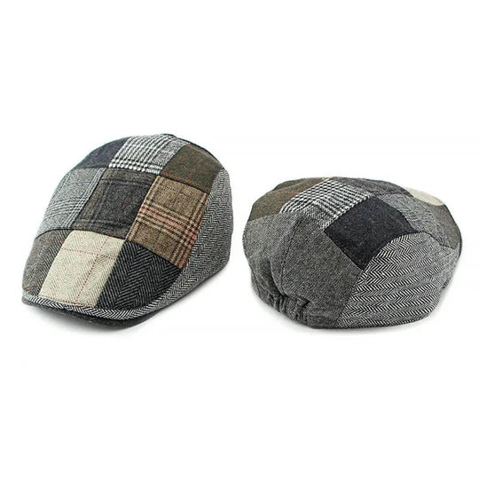 FLANAGAN | Patchwork Tweed Flat Cap