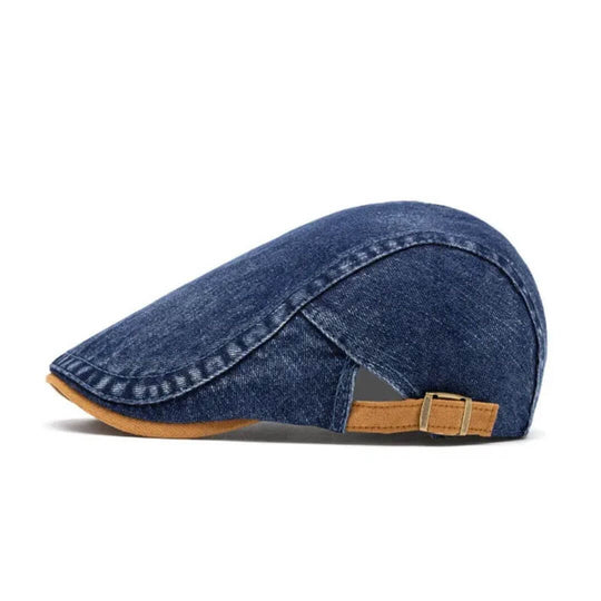 MCGRATH | Denim Flat Cap