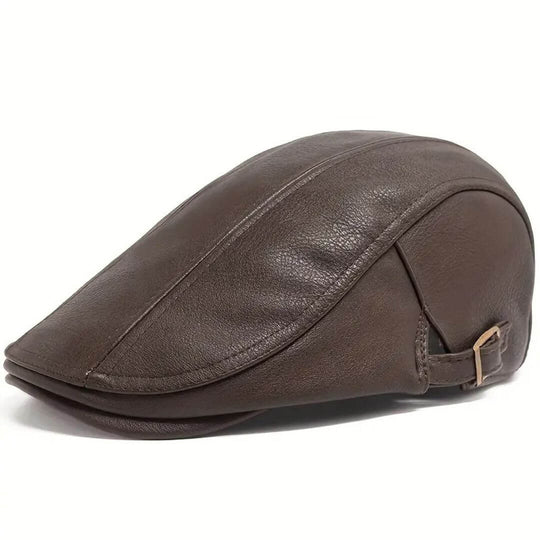 NOLAN | Leather Flat Cap