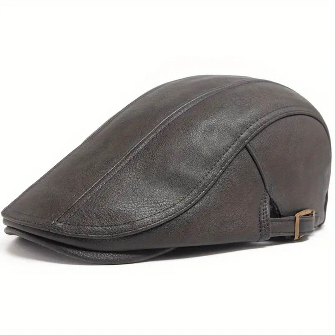 NOLAN | Leather Flat Cap
