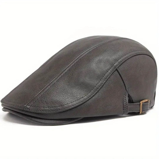 NOLAN | Leather Flat Cap