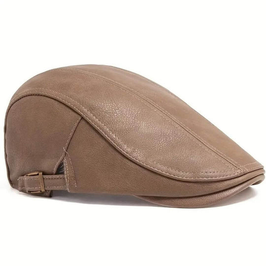 NOLAN | Leather Flat Cap